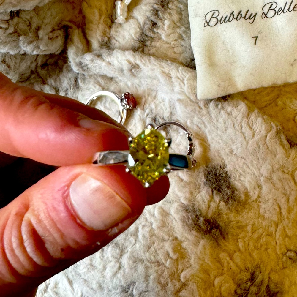 Bubble Belle Rings size 7 qty 3